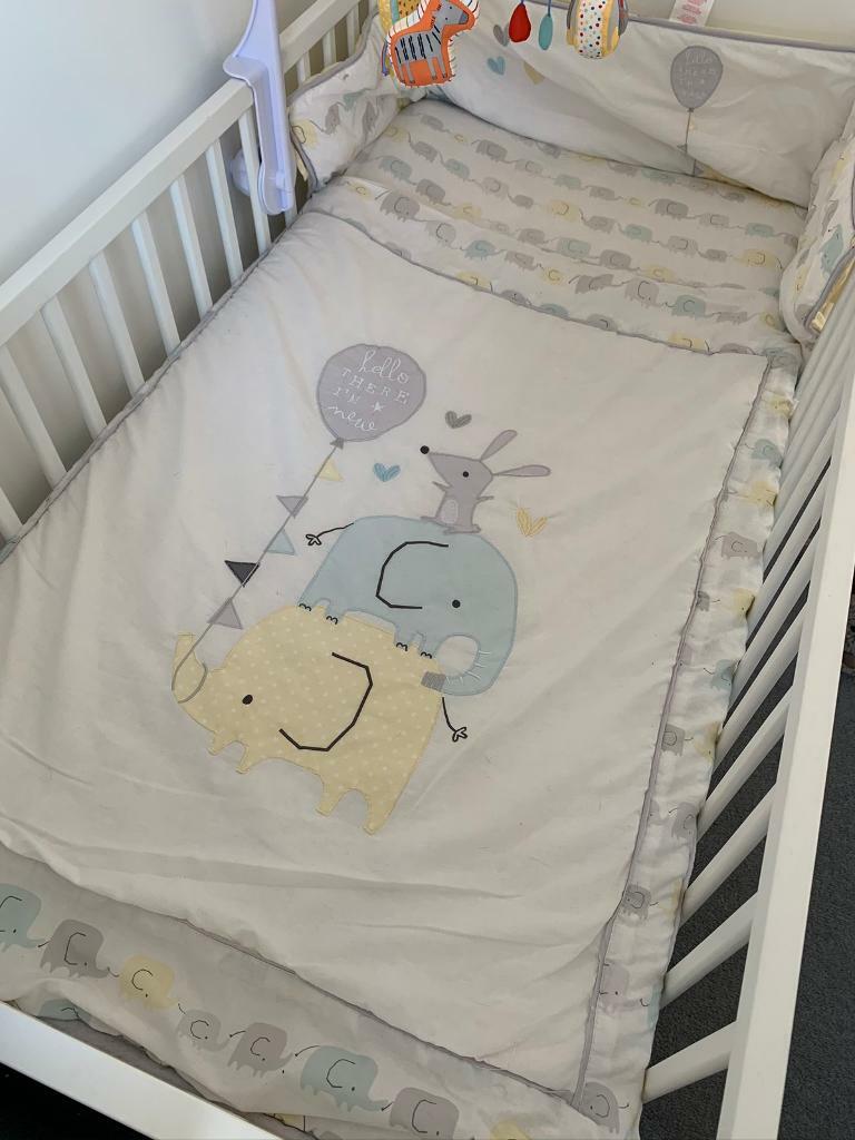 dunelm baby cot bedding